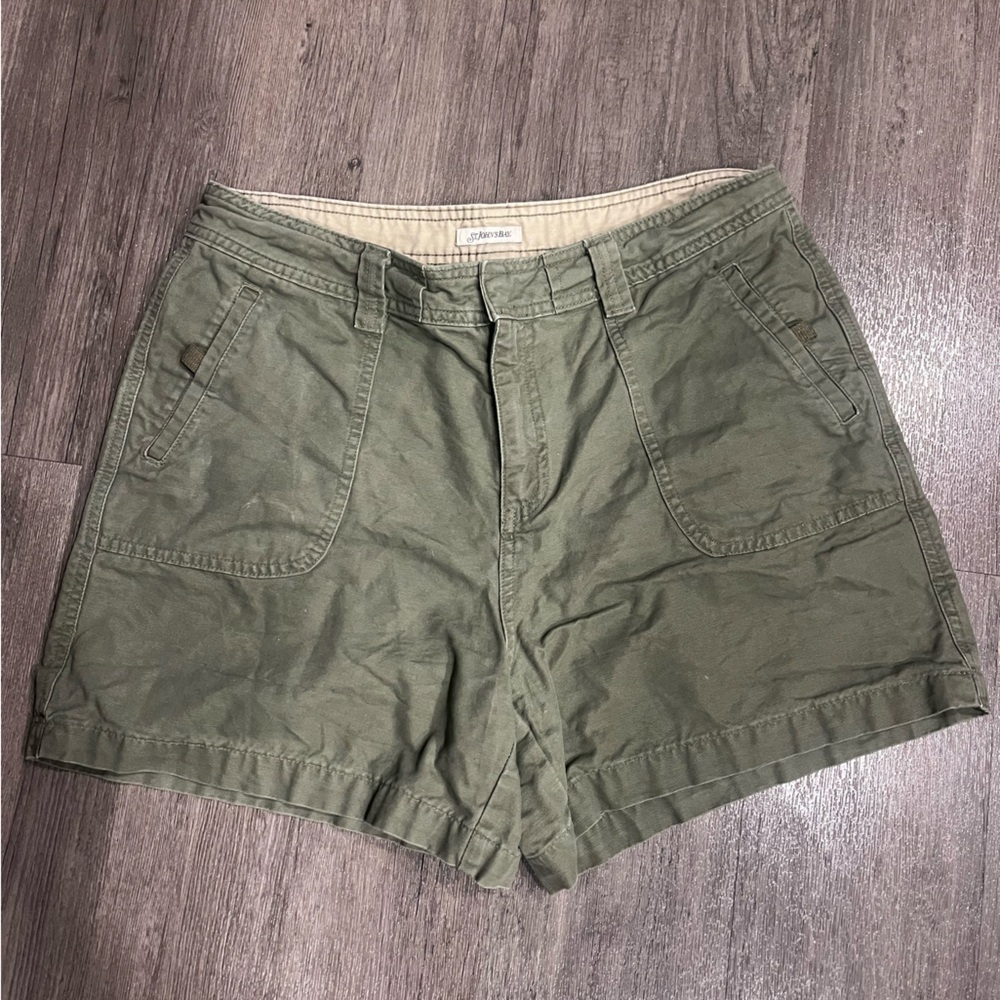 St. John's Bay Olive Green Cargo Shorts
